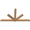 Ekena Millwork Kennewick Timber Gable Bracket, Western Red Cedar, 96"W x 52"H x 3 1/2"D x 5 1/2"F, 13/12 Pitch GBW096X52X0406KEN00SWR - alternate 2